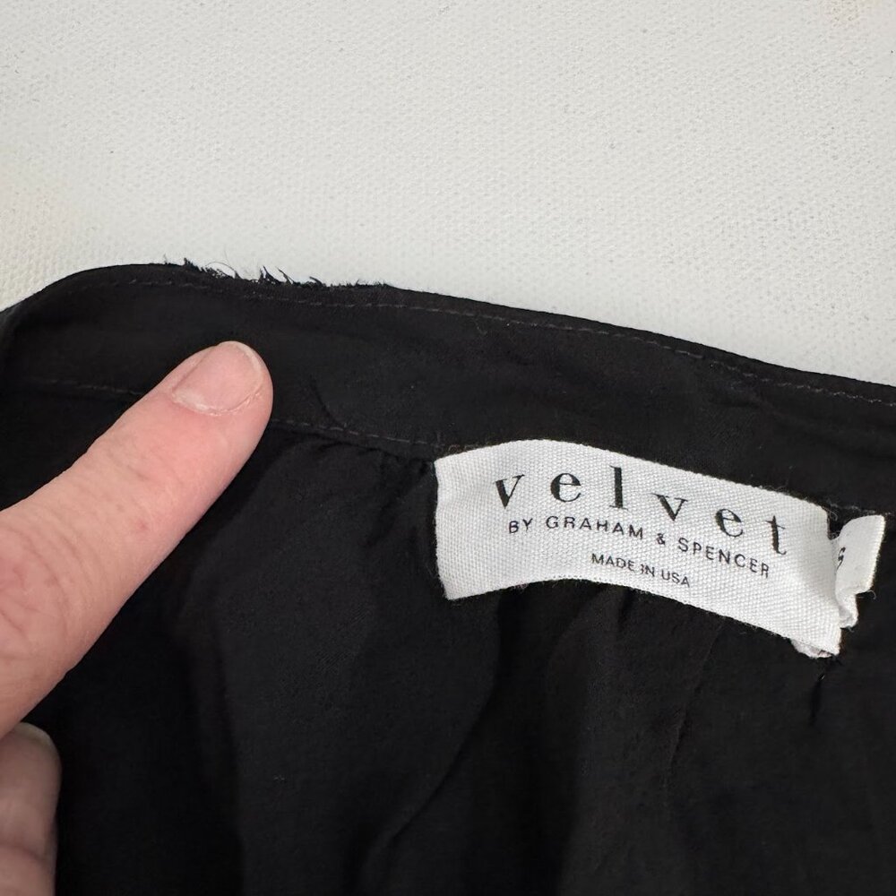 Velvet Graham Spencer Black Jumpsuit Casual Travel Minimalist One Piece S - Picture 7 of 12